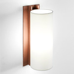 TMM Largo Wall Sconce - Walnut / White