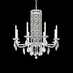 Siena Chandelier - White / Heritage Crystal