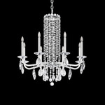 Siena Chandelier - Stainless Steel / Heritage Crystal