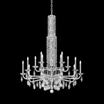 Siena Chandelier - Stainless Steel / Heritage Crystal