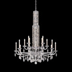 Siena Chandelier - Antique Silver  / Heritage Crystal