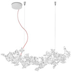 Hanami Linear Pendant - White / Prisma