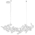 Hanami Linear Pendant - White / Prisma