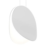 Malibu Discs Pendant - Satin White