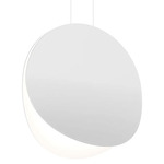 Malibu Discs Pendant - Satin White