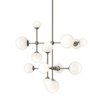 Sabon Pendant - Satin Nickel / White