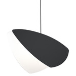 Papillons Pendant - Satin Black / Satin Black