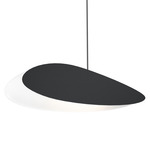 Papillons Pendant - Satin Black / Satin Black