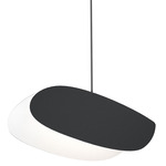 Papillons Pendant - Satin Black / Satin Black