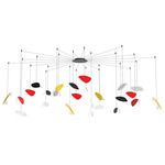 Papillons Multi Light Pendant - Satin Black / Multicolor