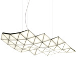 Tri Linear Pendant - Black / White