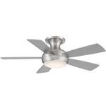 Odyssey Hugger Ceiling Fan - Brushed Nickel / Brushed Nickel