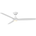 Blitzen Smart Ceiling Fan - Matte White / Matte White