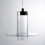 Sleeve Pendant - Black / Clear