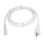 Power Cord 5 Foot - White