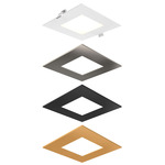 Mystique Square Color-Select Recessed Panel Light - White