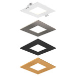 Mystique Square Color-Select Recessed Panel Light - White