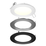 SPN 4IN RD Color Select Recessed Panel Light - White