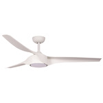 Star X Indoor / Outdoor Ceiling Fan - White / White