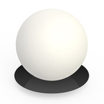 Bola Sphere Table Lamp - Matte Black / Opaline