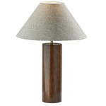 Martin Table Lamp - Walnut Poplar Wood / Natural