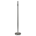 Marla Floor Lamp - Brushed Steel / Frosted