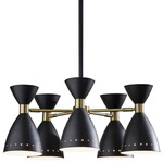 Oscar Chandelier - Black / Black