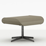 Qing Swivel Ottoman - Black / Cafe Noir