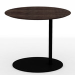Pebble Side Table - Black / Brown Walnut