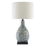 Ostracon Table Lamp - Blue / Ivory