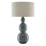 Cymbeline Table Lamp - Blue / Natural Linen