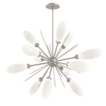 Fiori Starburst Chandelier - Beige Silver / Fiori White