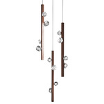 Stella Round Multi Light Pendant - Oil Rubbed Bronze / Cast Zircon