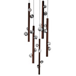 Stella Round Multi Light Pendant - Oil Rubbed Bronze / Cast Zircon