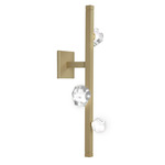 Stella Wall Sconce - Gilded Brass / Cast Zircon