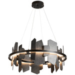 Ardesia Circular Pendant - Black / Vermont Slate