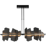 Ardesia Linear Pendant - Black / Vermont Slate