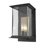 Kingston Outdoor Wall Sconce - Coastal Black / Translucent Soft Gold