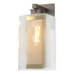 Polaris Outdoor Wall Sconce - Coastal Dark Smoke / Coastal Gold