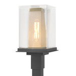 Polaris Outdoor Post Light - Coastal Black / Coastal Gold