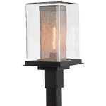 Polaris Outdoor Post Light - Coastal Black / Coastal Silver