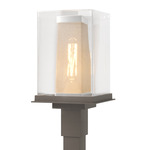 Polaris Outdoor Post Light - Coastal Dark Smoke / Coastal Silver