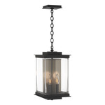 Kingston Outdoor Pendant - Coastal Black / Translucent Soft Gold