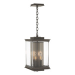 Kingston Outdoor Pendant - Coastal Dark Smoke / Translucent Soft Gold