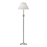 Twist Basket Floor Lamp - Sterling / Natural Anna