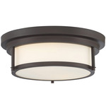 Finn Ceiling Light - Oil Rubbed Bronze / White