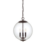 Florence Pendant - Oil Rubbed Bronze / Clear