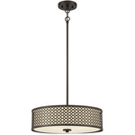 Harris Pendant - Oil Rubbed Bronze / White
