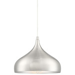 Jessica Plug-In Pendant - Brushed Nickel