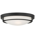 Kiki Flush Mount - Matte Black / White